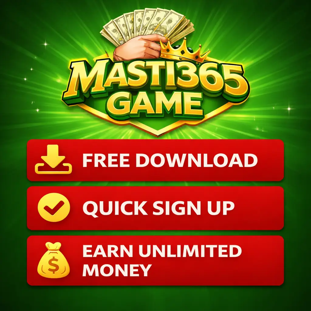 Masti365 Game free download and sign up then earn real money
